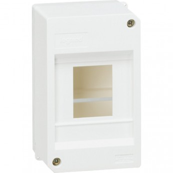 Щиток накладной LEGRAND Mini S 4 модуля 140х87х68 белый Щиток накладной LEGRAND Mini S 4 модуля 140х87х68 белый