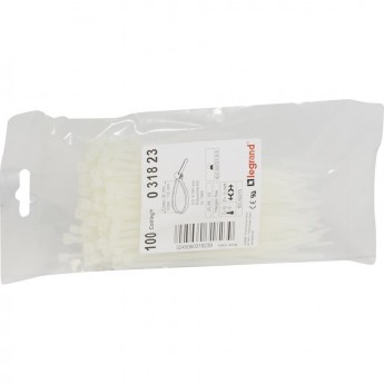 Монтажный хомут LEGRAND Colring ширина 3.5 мм длина 140 мм пакет 100 шт бесцветный