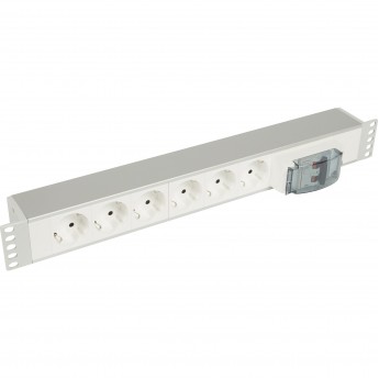 Блок LEGRAND 19" 6 розеток 2К+З+MCB нем.ст. белый Блок LEGRAND 19" 6 розеток 2К+З+MCB нем.ст. белый
