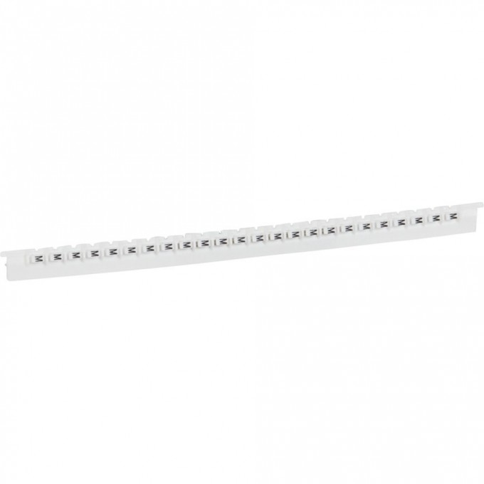 Маркер LEGRAND Memocab ширина 2,3 мм чёрная маркировка на белом фоне заглавная буква M 037838