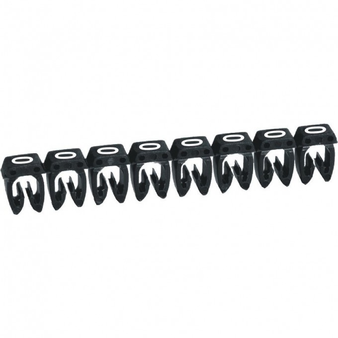 Маркер LEGRAND CAB 3 для кабеля 0,15-0,5 мм² цифра 0 чёрный 038100