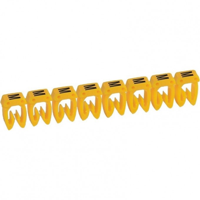 Маркер LEGRAND CAB 3 для кабеля 0,15-0,5 мм² заглавная буква M 038122