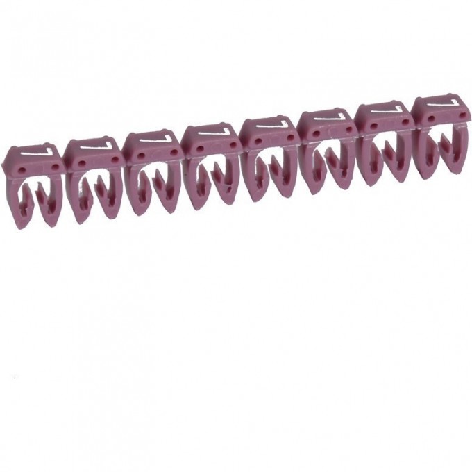 Маркер LEGRAND CAB 3 для кабеля 0,5-1,5 мм² цифра 7 фиолетовый 038217