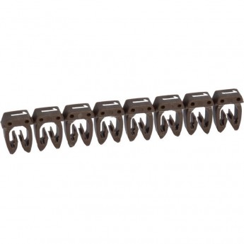 Маркер LEGRAND CAB 3 для кабеля 1,5-2,5 мм² цифра 1 коричневый