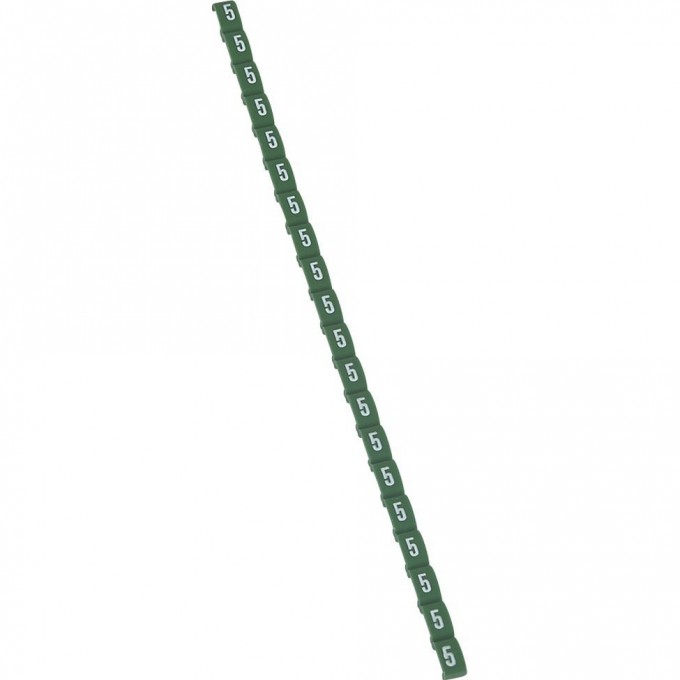 Маркер LEGRAND Duplix цветовая международная кодировка цифра 5 зеленый 038405