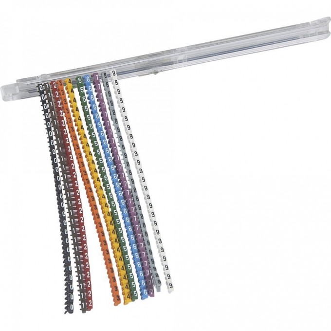 Набор маркеров LEGRAND CAB 3 цифры для кабеля сечением 0,15-0,5 мм² 038201