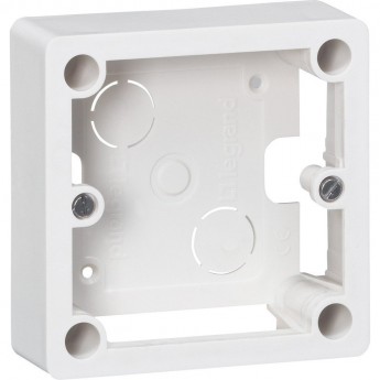 Коробка накладного монтажа LEGRAND 1 пост для встраиваемых розеток 20 А и 32 А 100x100x36 мм бежевый