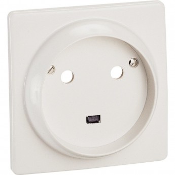 Розетка LEGRAND моноблок 2К+З на винтах белый