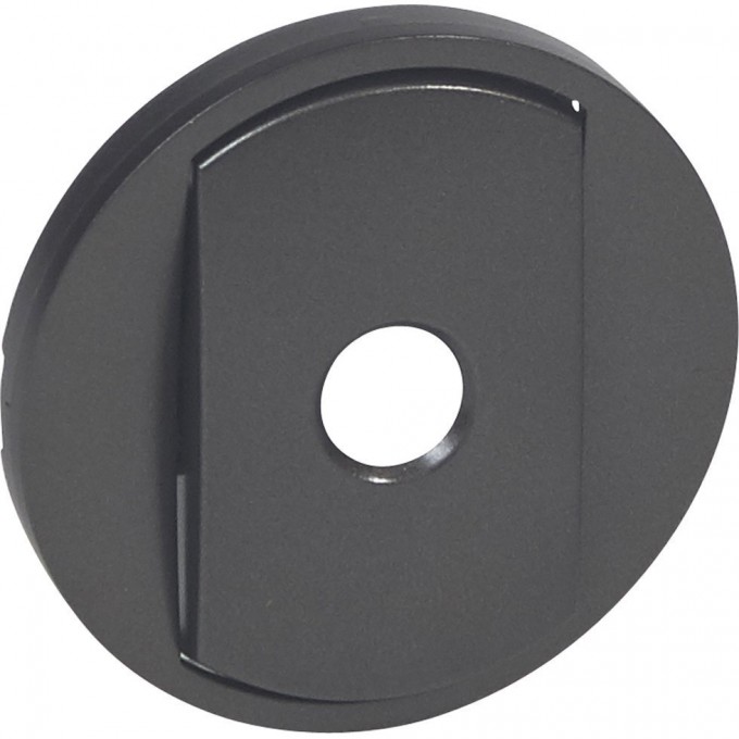 Лицевая панель LEGRAND Celiane переключатель со встроенным датчиком движения Кат. № 0 670 12 графит 067922