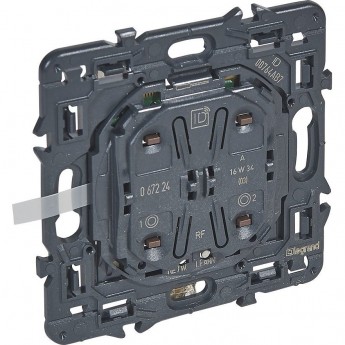 Настенное плоское радиоуправляющее устройство LEGRAND MyHome Play Zigbee 2-канальное