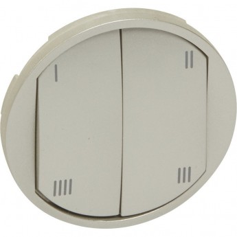 Клавиша LEGRAND MyHome Play Zigbee для управляющего 4-сценарного выключателя титан Клавиша LEGRAND MyHome Play Zigbee для управляющего 4-сценарного выключателя титан