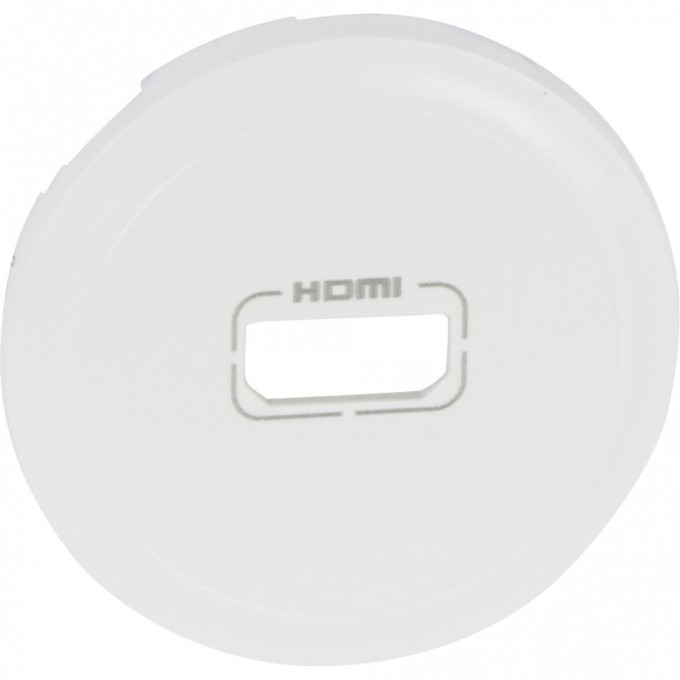 Лицевая панель LEGRAND Celiane розетка аудио/видео HDMI Кат. № 0 673 17/77 белый 068216