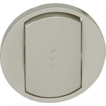 Лицевая панель LEGRAND Celiane выключатель/переключатель Кат. № 0 670 01/02/31/32 с подсветкой титан