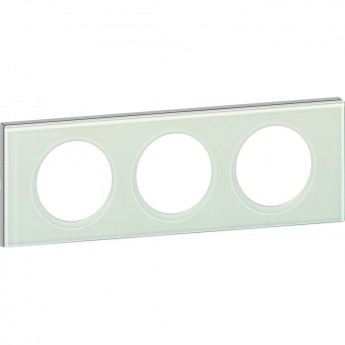 Рамка LEGRAND Celiane 3 поста смальта белая глина Рамка LEGRAND Celiane 3 поста смальта белая глина