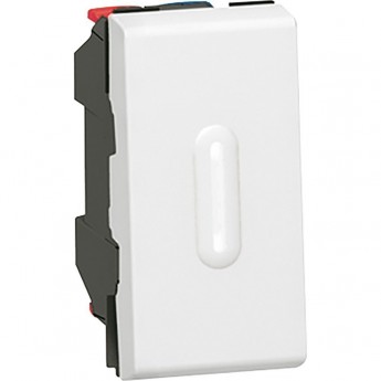 Переключатель на два направления LEGRAND Mosaic 1 модуль 10 AX со светодиодной подсветкой белый Переключатель на два направления LEGRAND Mosaic 1 модуль 10 AX со светодиодной подсветкой белый