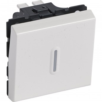 Переключатель на два направления LEGRAND Mosaic 2 модуля 10 AX со светодиодной подсветкой белый Переключатель на два направления LEGRAND Mosaic 2 модуля 10 AX со светодиодной подсветкой белый