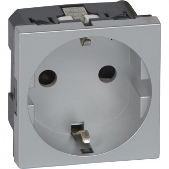 Розетка LEGRAND простая для всех типов суппортов Программа Mosaic немецкий стандарт 2К+3 правая- 2 модуля алюминий Розетка LEGRAND простая для всех типов суппортов Программа Mosaic немецкий стандарт 2К+3 правая- 2 модуля алюминий