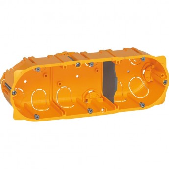 Коробка многоместная LEGRAND Batibox для сухих перегородок 3-местная 6/8 модулей глубина 40