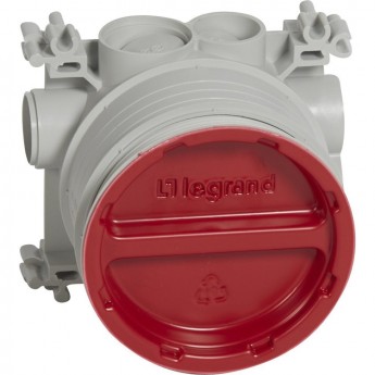 Коробка LEGRAND в бетон для встр.блоков IP44 серый