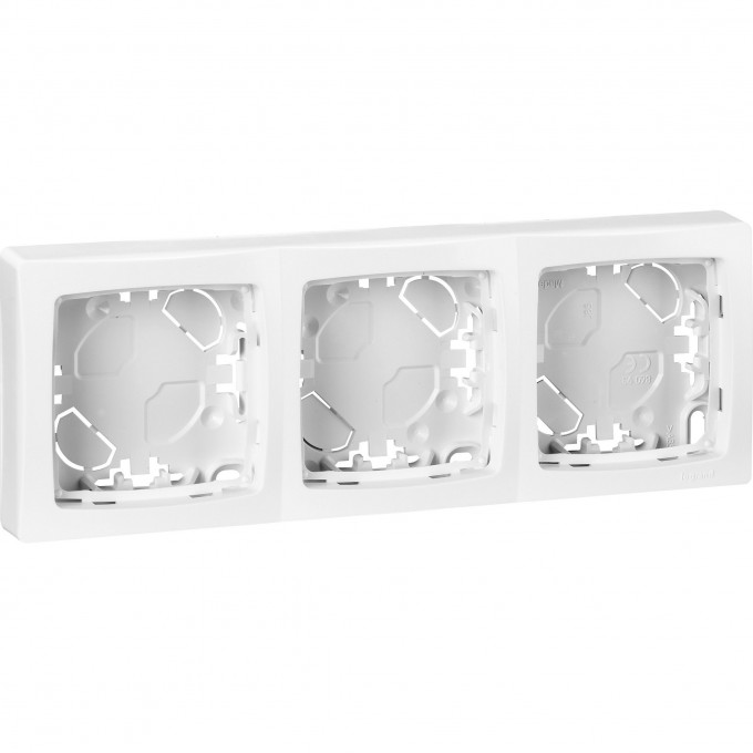 Рамка для накладного монтажа LEGRAND 3 поста белый 086093