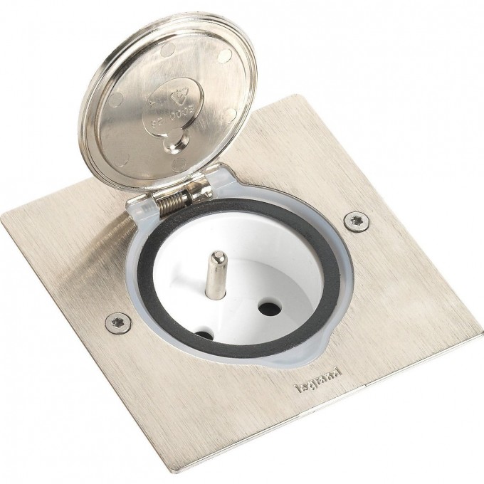 Блок встраиваемый LEGRAND нержавеющий 2м нержавеющая сталь 089700