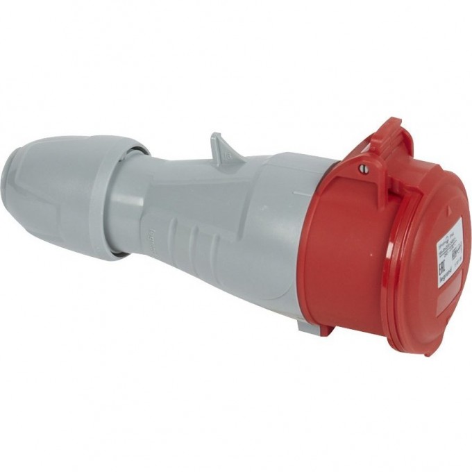 Розетка LEGRAND мобильная 16А 3К+H+З 380 В IP 44 серый 090109