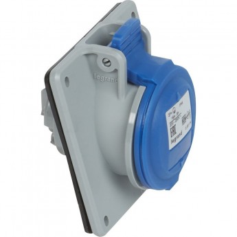 Розетка LEGRAND встраиваемая 16А 2К+З 230 В IP 44 серый Розетка LEGRAND встраиваемая 16А 2К+З 230 В IP 44 серый