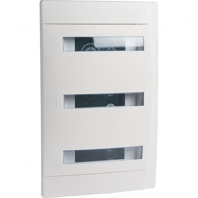 Распределительный щиток LEGRAND скрытого монтажа Practibox - с шинами PE + N - 3 рейки х 12 модулей, белый 601119