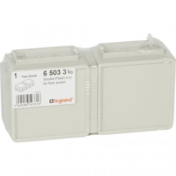 Монтажная коробка LEGRAND для выдвижного розеточного блока 6 модулей пластик