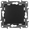 Переключатель одноклавишный LEGRAND Etika автоматические клеммы 10 AX 250 В антрацит 672605