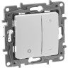 Светорегулятор LEGRAND нажимной Etika 400 Вт белый 672218