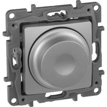 Светорегулятор LEGRAND поворотный без нейтрали 300Вт Etika алюминий