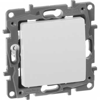 Выключатель LEGRAND Etika одноклавишный 10 A 250 В белый Выключатель LEGRAND Etika одноклавишный 10 A 250 В белый