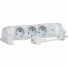 Многорозеточный блок LEGRAND 'Комфорт' 3 x 2К+З с кабелем длиной 1,5 м белый 694621
