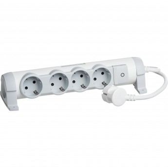 Многорозеточный блок LEGRAND 'Комфорт' 4 x 2К+З с кабелем длиной 1,5 м белый Многорозеточный блок LEGRAND 'Комфорт' 4 x 2К+З с кабелем длиной 1,5 м белый