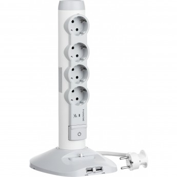 Стойка LEGRAND 2хusb+Microusb+4х(2к+З) белый Стойка LEGRAND 2хusb+Microusb+4х(2к+З) белый