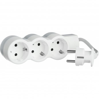 Многорозеточный блок LEGRAND 'Стандарт' 3 x 2К+З с кабелем длиной 5 м белый Многорозеточный блок LEGRAND 'Стандарт' 3 x 2К+З с кабелем длиной 5 м белый