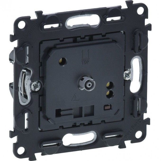 Термостат LEGRAND Valena IN'MATIC для теплых полов с датчиком 16А 250В винтовые зажимы черный 752034