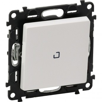 Выключатель LEGRAND Valena LIFE 10АХ 250В с подсветкой с лицевой панелью белый