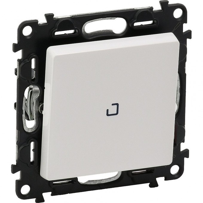 Выключатель LEGRAND Valena LIFE 10АХ 250В с подсветкой с лицевой панелью белый 752410