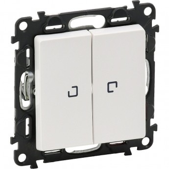 Выключатель LEGRAND Valena LIFE двухклавишный 10АХ 250В с подсветкой с лицевой панелью белый Выключатель LEGRAND Valena LIFE двухклавишный 10АХ 250В с подсветкой с лицевой панелью белый