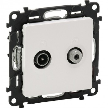 Розетка LEGRAND Valena LIFE проходная TV-SAT 1,5дБ/14дБ диапазоны 5-862МГц/950-2400 МГц с лицевой панелью белый Розетка LEGRAND Valena LIFE проходная TV-SAT 1,5дБ/14дБ диапазоны 5-862МГц/950-2400 МГц с лицевой панелью белый