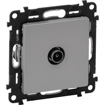 Розетка LEGRAND Valena LIFE ТВ оконечная 10дБ 0-862 МГц с лицевой панелью алюминий Розетка LEGRAND Valena LIFE ТВ оконечная 10дБ 0-862 МГц с лицевой панелью алюминий