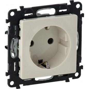Силовая розетка LEGRAND Valena LIFE 2К+З 16А 250В с защитными шторками безвинтовые зажимы с лицевой панелью слоновая кость Силовая розетка LEGRAND Valena LIFE 2К+З 16А 250В с защитными шторками безвинтовые зажимы с лицевой панелью слоновая кость
