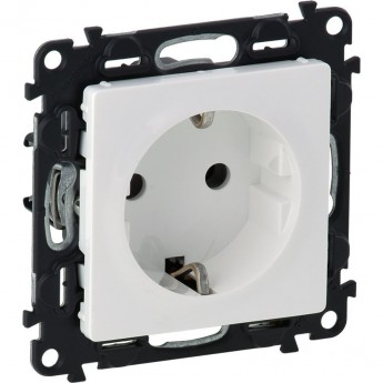 Силовая розетка LEGRAND Valena LIFE 2К+З 16А 250В винтовые зажимы белый Силовая розетка LEGRAND Valena LIFE 2К+З 16А 250В винтовые зажимы белый