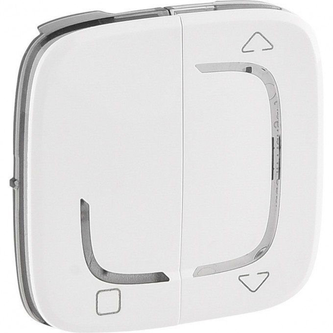 Лицевая панель LEGRAND Valena ALLURE MyHome Play Zigbee для радиоприемного выключателя для приводов жалюзи/рольставень белый 754733