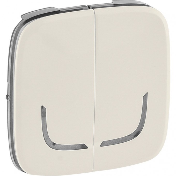 Лицевая панель LEGRAND Valena ALLURE MyHome Play Zigbee для выключателя-радиоприемника 2-канального слоновая кость 754776