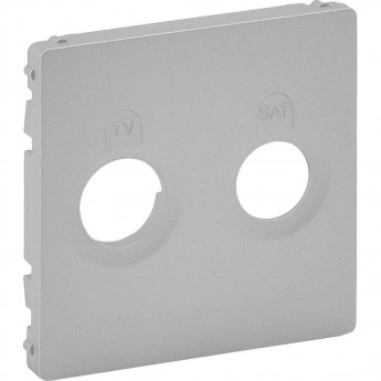 Лицевая панель LEGRAND Valena LIFE для розеток TV-SAT алюминий Лицевая панель LEGRAND Valena LIFE для розеток TV-SAT алюминий