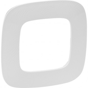 Рамка LEGRAND Valena ALLURE 1-постовая универсальная тиснение белое