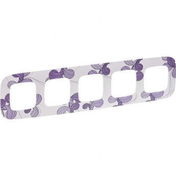 Рамка LEGRAND Valena ALLURE 5-постовая универсальная флора Рамка LEGRAND Valena ALLURE 5-постовая универсальная флора